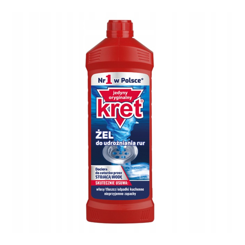 KRET 1kg Udrażnianie rur - Żel